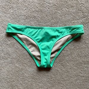 NEW J.Crew bikini bottoms, S, green
